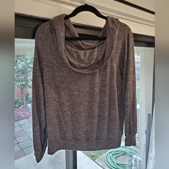 Abercrombie & Fitch Women's Cowl Neck Sweater Gray Sz M - Picture 1 of 3